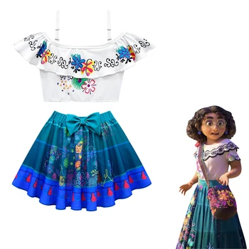 Disney Prenses Encanto Mayolar Bebek Kız Mirabel Isabella Kar Beyaz Küçük Denizkızı Mayo Çocuklar Dönüm Kırmızı Plaj Giysileri