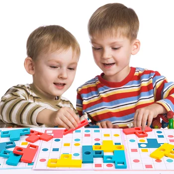 Mantıksal Düşünme Oyunu Tipi T Eşleştirilmiş Bulmacalar Oyuncak Geometrik Yapboz Çocuk Ev Okulu Malzemeleri Eğitici Montessori Ahşap Oyuncaklar 5
