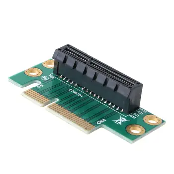 PCI Express PCI-E4X adaptör yükseltici kartı 90 Derece Yükseltici Dönüştürücü 1U / 2U Sunucu HCCY