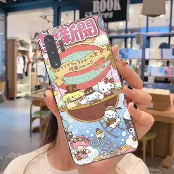 Karikatür Sanrio Hello Kitty Telefon Kılıfı İçin Samsung Galaxy Note20 ultra 7 8 9 10 Artı lite Samsung M21 M31S M30S M51