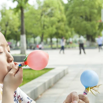 24 ADET Renkli Balon Düdük Üfleme Ejderha Çocuklar Doğum Günü Partisi Iyilik Mevcut Hediye Hatıra Hediyeler çocuk oyuncakları Dolgu 3