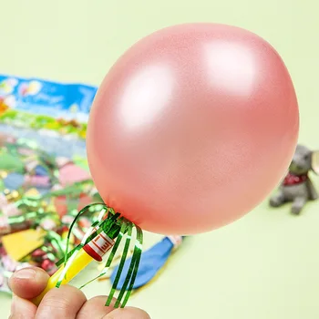24 ADET Renkli Balon Düdük Üfleme Ejderha Çocuklar Doğum Günü Partisi Iyilik Mevcut Hediye Hatıra Hediyeler çocuk oyuncakları Dolgu 5
