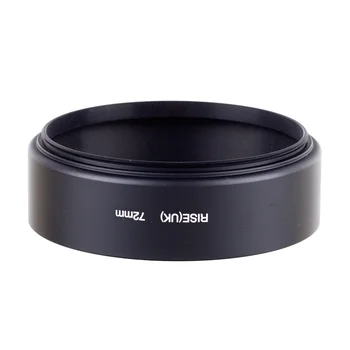 72mm Profesyonel Standart Metal Lens Hood Canon Nikon Sony Leica Olympus Pentax için