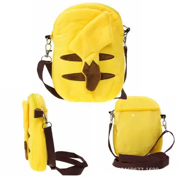 Pokemon Peluş Omuz Çantası Pikachu Gengar Rahat Çanta Çok Fonksiyonlu Karikatür Charmander askılı çanta çocuk Oyuncak Doğum Günü Hediyeleri