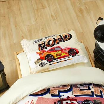 Disney McQueen Araba nevresim takımı Bebek Beşik çarşaf 3 adet set yorgan yatak çarşaf kılıfı yastık kılıfı bebek 60x120cm karyolası hediyeler