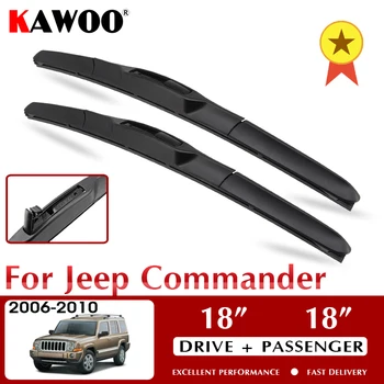 KAWOO Silecek araba sileceği Bıçakları Jeep Komutanı 2006-2010 İçin Ön Cam Ön Cam Ön Cam Aksesuarları 18