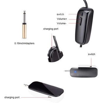 Kablosuz mikrofonlu kulaklık UHF El Hoparlör Seti ses amplifikatörü / yüksek güçlü Hoparlör / taşınabilir Pa Sistemi / mikser / karaoke
