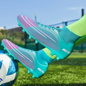 2022 Futbol Erkek Botları Orijinal Erkek futbol ayakkabıları çocuk futbol ayakkabısı Futsal Profesyonel Futbol Cleats Erkek Çocuk Spor Ayakkabı