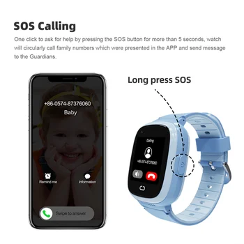 2022 GPS Smartwatch Çocuklar İçin SOS Çağrı 4G Telefon HD Kamera Spor Su Geçirmez Saatler Pembe Erkek kız akıllı saat Reloj İnteligente 2