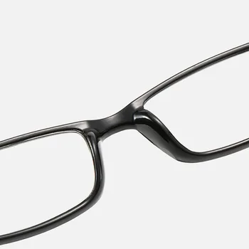 Elbru Ultralight okuma gözlüğü Kadın ve Erkek Retro Kare Reçine Presbiyopi Gözlük Unisex Görüş Bakım Gözlük+1+1.5+2+2.5+3+4 4