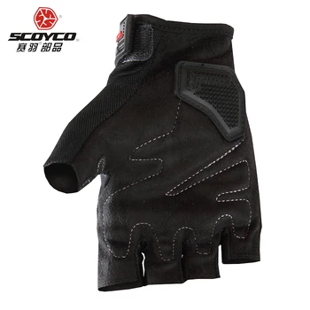Motokros eldivenleri Scoyco MC12 Tam Parmak Karbon Güvenlik motosiklet eldivenleri Bisiklet Yarışı Sürme koruyucu eldivenler Alp Eldiven 3