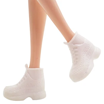 NK Resmi 5 Pairs Sneakers Yüksek Topuk Ayak düz ayakkabı barbie bebek Günlük Giyim moda ayakkabılar için 11.5 