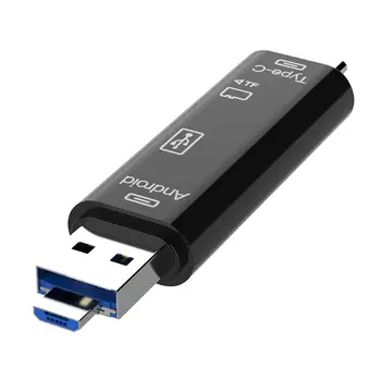 5 1 Çok Fonksiyonlu OTG Mikro Okuyucu Flash Sürücü Akıllı Bellek kart okuyucu Tipi C Kart Okuyucu USB 2.0 USB Mikro SD Adaptörü