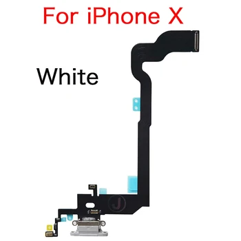 Şarj istasyonu iPhone X XR XS Max şarj bağlayıcı Ve Mikrofon Flex Kablo Yedek Parçaları