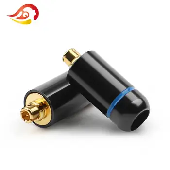 QYFANG Altın Kaplama Bakır Fiş Kulaklık Pin Metal Adaptör Kablosu Konektörü Ses Jakı UE900 SE535 SE215 W10CX W20 W30 Kulaklık 1