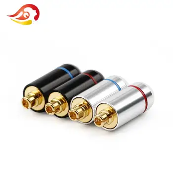 QYFANG Altın Kaplama Bakır Fiş Kulaklık Pin Metal Adaptör Kablosu Konektörü Ses Jakı UE900 SE535 SE215 W10CX W20 W30 Kulaklık 3