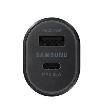 Orijinal Samsung Galaxy S22 S21 S20 Ultra / Artı Araç Şarj Cihazı 45W + 15W Hızlı şarj adaptörü 3A PD Hızlı Şarj Kablosu İçin S10 S9