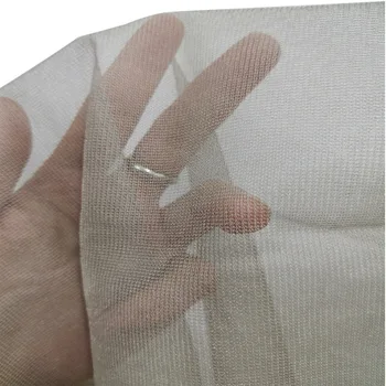 1.50 m Gümüş RFID Engelleme Anti Radyasyon Giyim Kumaş 5g İletken Kumaş WıFı/RF Battaniye Kalkanı Blokları Engelleme DIY