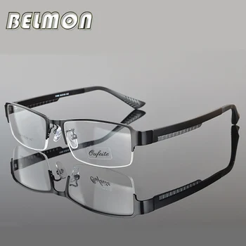 Gözlük Çerçevesi Gözlük Erkekler Nerd Bilgisayar Miyopi Reçete Optik Şeffaf Gözlük Çerçevesi Erkek Şeffaf Lens RS038 0