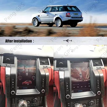 Land Rover Range Rover Sport için Android Radyo Multimedya GPS navigasyon başkanı ünitesi Tesla Ses Araba Stereo Çalar Autoradio DSP