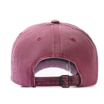 Basit Yıkanmış pamuklu beyzbol şapkası Erkekler İçin Fisher Casquette Streetwear Snapback Kadın Şapka Retro Rahat Kap 56-60CM