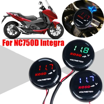 HONDA için NC750D NC750 D NC 750 D NC 750D Entegre Motosiklet Aksesuarları KOSO Voltmetre Volt Ölçer Dijital Gerilim Ekran Metre