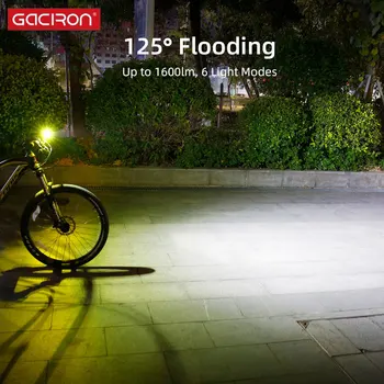 Gaciron V9 serisi Bisiklet Farlar En Kaliteli Bisiklet Ön Aydınlatma LED Lamba USB Şarj İsteğe Bağlı 550-1800Lumen 2500-6700mAH 0
