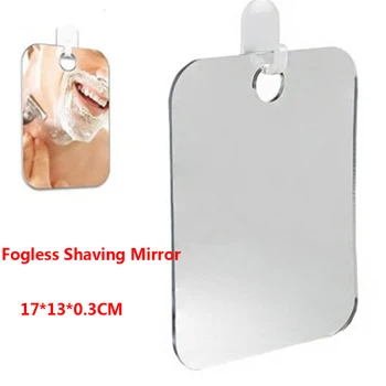 Akrilik Anti Sis Duş Aynası Banyo Fogless Sis Ücretsiz Ayna Tuvalet Seyahat Adam Tıraş Aynası 13*17cm Ev Dekorasyonu