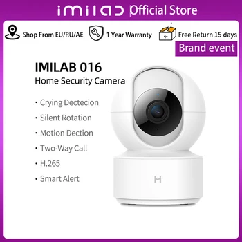 IMILAB 016 WiFi Kamera Video Gözetim 1080P IP bebek izleme monitörü Kapalı Akıllı Mihome Güvenlik Koruma CCTV Kamera Küresel Sürüm 1