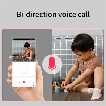 IMILAB 016 WiFi Kamera Video Gözetim 1080P IP bebek izleme monitörü Kapalı Akıllı Mihome Güvenlik Koruma CCTV Kamera Küresel Sürüm 5