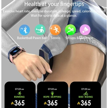 2022 Yeni akıllı izle erkekler kadınlar kalp hızı kan basıncı izleme spor izci bluetooth çağrı akıllı izle adam için Xiaomi 3
