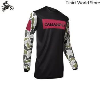 YENİ 2022 Mtb Jersey Motokros Bisiklet Off Road Kir Bisiklet Sürme MTB DH Yarış Uzun Kollu Gömlek Motosiklet Forması