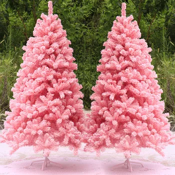 Şifreleme PVC Akın Pembe Noel Ağacı Yapay Noel Ağacı Süsleri Festivali Dekor Noel Dekorasyon Figürler