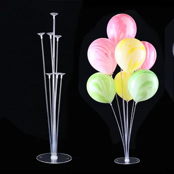 Balonlar Tutucu Standı Sütun Tabanı Doğum Günü Partisi Süslemeleri Balon Zincir Klip Balon Kemer Sopa Globos Balon Aksesuarları