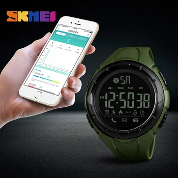 Moda Spor 2019 Yeni Akıllı Erkek Izle Su Geçirmez Pedometre Smartwatches Kalori Bluetooth İzle reloj hombre zk30 SKMEI