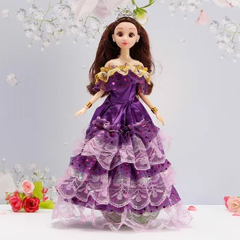 30cm oyuncak bebek giysileri 1/6 BJD için Giyinmek düğün elbisesi Prenses Oyun Evi Çocuk Kız Oyuncak Moda Hediye Bebek Aksesuarları 1