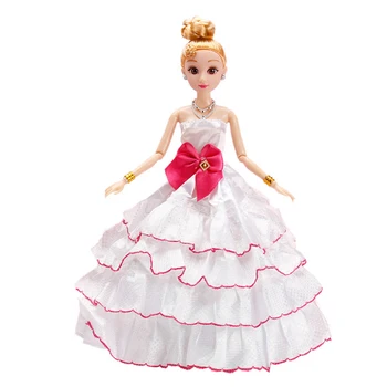 30cm oyuncak bebek giysileri 1/6 BJD için Giyinmek düğün elbisesi Prenses Oyun Evi Çocuk Kız Oyuncak Moda Hediye Bebek Aksesuarları 2