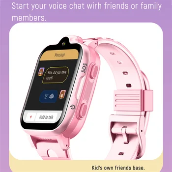 4G Çocuklar için akıllı saat Çocuk GPS SOS HD Video Çağrı Smartwatch Saat SIM Kart Konumu çocuk takip cihazı IP67 Su Geçirmez İzle 0