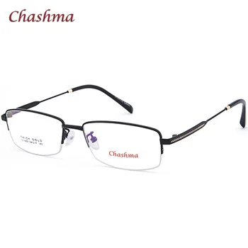 Chashma Reçete Gözlük Titanyum Alaşımlı Çerçeveleri Erkekler Miyopi Optik Gözlük Beyler Hafif Gözlük