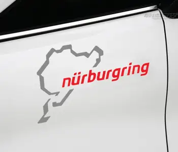 Nurburgring Almanya Araba Yarışı Sticker Motosiklet Van Çıkartmalar Tampon, Aksesuarları için Widnow