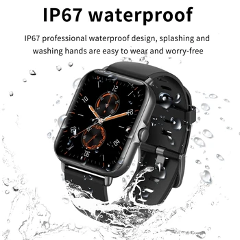 2022 Yeni Bluetooth Cevap Çağrı akıllı saat Erkekler Tam Dokunmatik Arama Spor İzci IP67 Su Geçirmez Smartwatch Kadın Erkek + Kutu 5