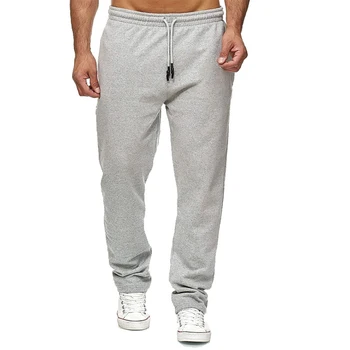 Özel Logo erkek Sweatpants Sonbahar Bahar Hip Hop Streetwear Pantolon spor Giyim Moda Rahat Vücut Geliştirme Spor Eşofman