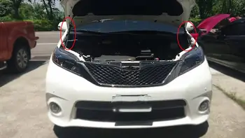 Kaldırma Desteği Toyota Sienna için XL30 2011-2020 Otomatik Ön Bonnet Hood Değiştirmek Gaz Struts Emici Gaz Karbon Fiber 2