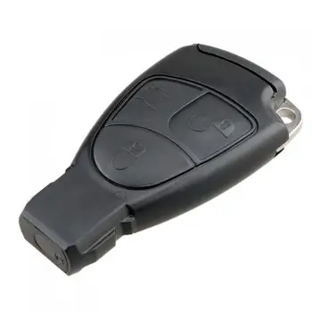 Araba Anahtarlık Durumda Kabuk Değiştirme Akıllı Insert Anahtar Uzaktan Kapak Bıçak ve Pil Tutucu Mercedes-Benz M B E SL CL 5