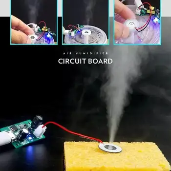 USB Mini Nemlendirici DIY Kitleri Mist Maker ve Sürücü Devre Kartı Sisleyici Atomizasyon Filmi Atomizer Levha Mini Salınan Kaynağı 2