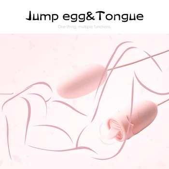 20 Frekans Çift Titreşimli Yumurta Uzaktan Kumanda Dil Yalama Kadın Mastürbasyon Klitoral G noktası Stimülatörü Seks Oyuncakları Kadın için 1