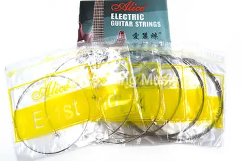 1 Takım Alice A503-L / SL Elektro Gitar Dizeleri Çelik Çekirdek Kaplama Çelik ve Nikel Alaşımlı Yara Dize Ücretsiz Kargo