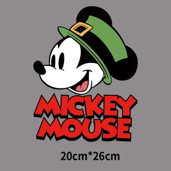Disney Mickey Minnie Mouse Goofy Yamalar giyim ısı transferi çıkartmalar demir on T-Shirt Yamalar Giysi Çocuklar için Kawaii Özel