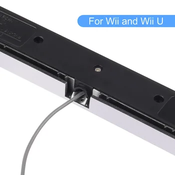 Nintendo Wii/Wii U + Standı için Sensör Yunus Çubuğu gibi PC'de Wii Uzaktan Kumandasını Kullanmak için USB Sensör Çubuğu 2