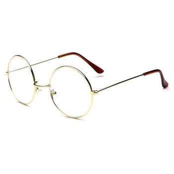 60s Vintage yuvarlak okuma gözlüğü Metal Tam Jant Erkekler kadınlar presbiyopik Gözlük +100 +125 +150 +175 +2 +250 +3 +350 +375 1